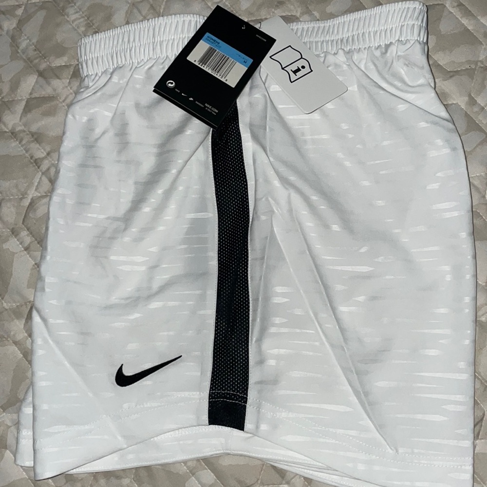 Nike white shorts NWT new in bag
